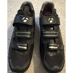 Bontrager Evoke  Cycling Shoes Mens 12 EUR 45 Black SPD Clip Mountain Bike MTB